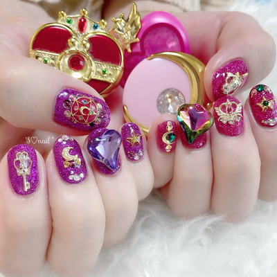 セーラームーンネイル