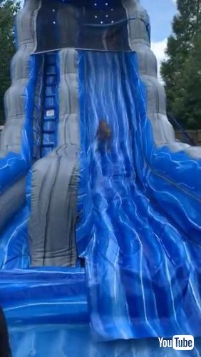 Plunge Down Waterslide