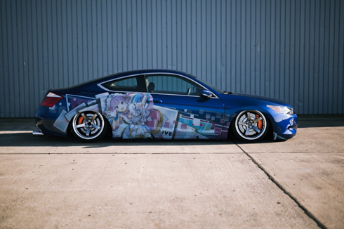 痛車 ホロライブ 湊あくあ 紫咲シオン アコード