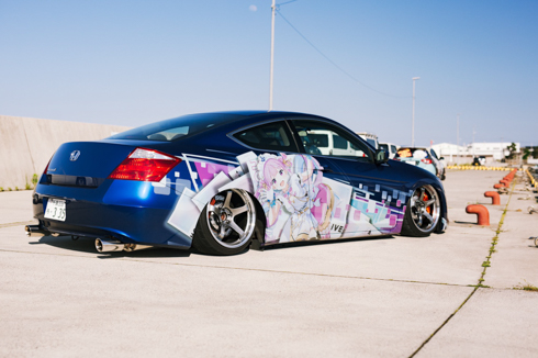 痛車 ホロライブ 湊あくあ 紫咲シオン アコード