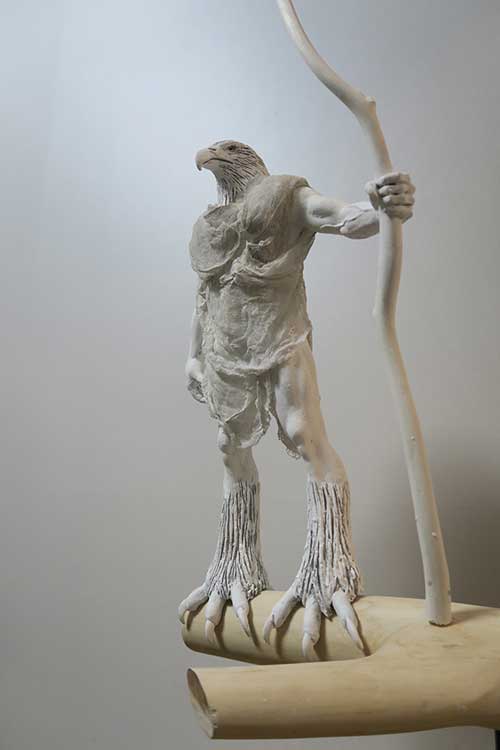 新千歳空港 イケモフ 吉住ヒロユキ 時の巡礼 彫刻 立体造形 アート