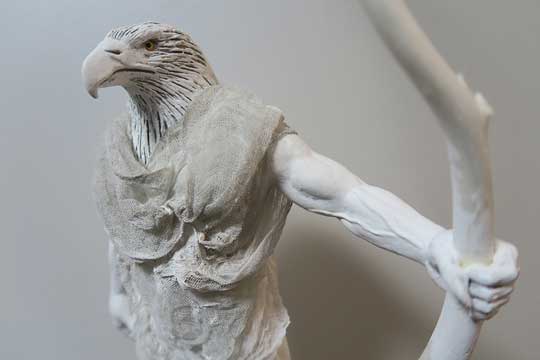 新千歳空港 イケモフ 吉住ヒロユキ 時の巡礼 彫刻 立体造形 アート