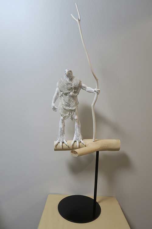 新千歳空港 イケモフ 吉住ヒロユキ 時の巡礼 彫刻 立体造形 アート