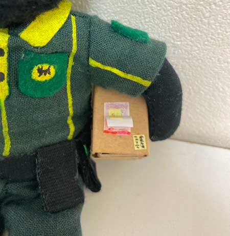 服着た猫 ぬいぐるみ 手作り クロネコヤマト 配達員 ドライバー