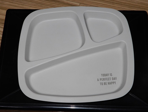 「今日は幸せになるのに最適な日です」　100均トレーで価値観を強要してくるディストピア飯がはかどりそう