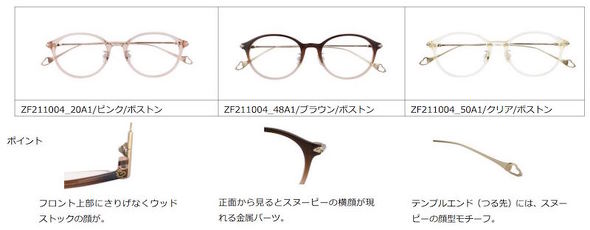 CLASSIC DESIGN 品番：ZF211004（13300円／以下セットレンズ代込）