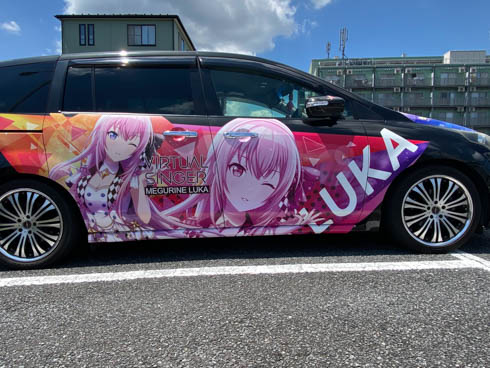 痛車 プロジェクトセカイ 巡音ルカ MPV