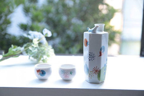 鳴き徳利とおちょこ2個