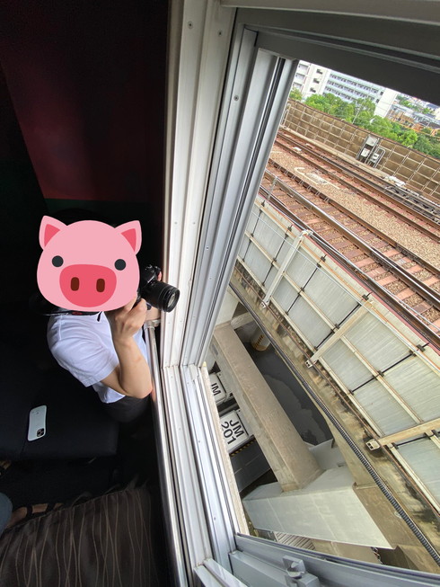大阪コロナホテル 新幹線ビュー