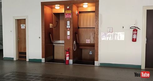 ミスしたらヤバそう……　乗るのに勇気がいるチェコの循環式エレベーター「パーテルノステル」の映像が衝撃的