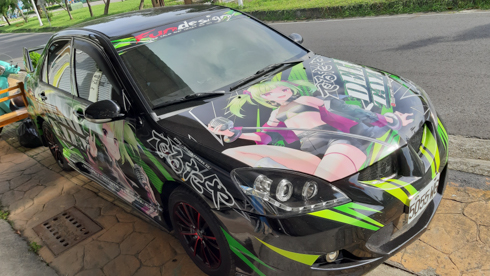 痛車 ランサー DELUTAYA