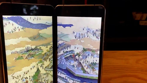 『関ケ原合戦図屏風』右上