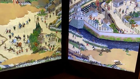 『関ケ原合戦図屏風』右下