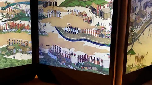 『関ケ原合戦図屏風』左中央下