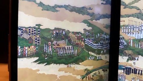 『関ケ原合戦図屏風』左上