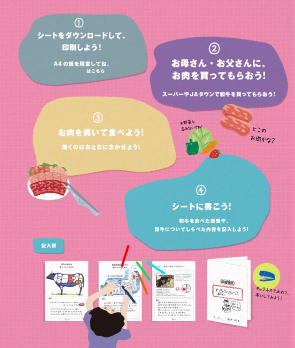 JA全農 和牛 夏休み 宿題 食べるだけ