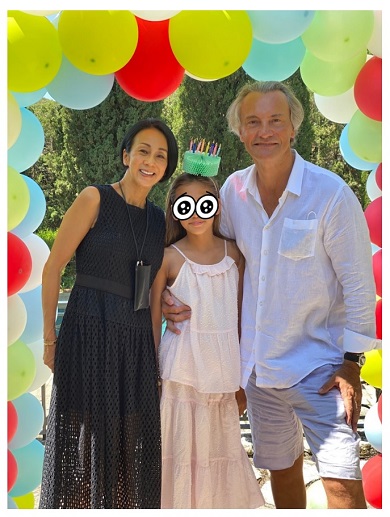 中村江里子 フランス 次女 娘 夫