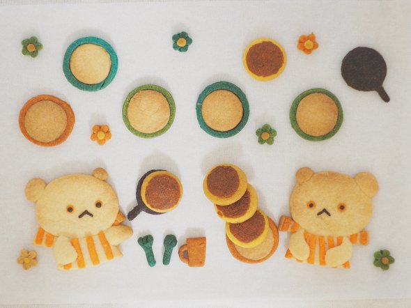 しろくまちゃんのクッキー