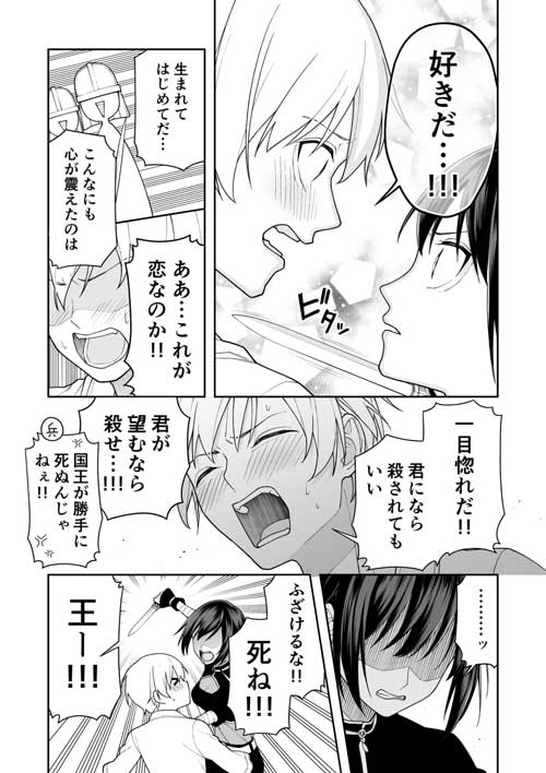 暗殺者 一目惚れ 王様 漫画 暗殺の君は殺せない