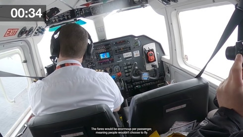 世界最短航空路線