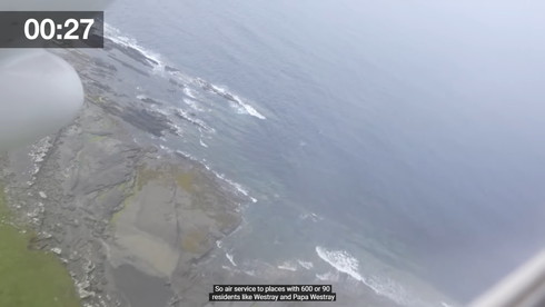 世界最短航空路線