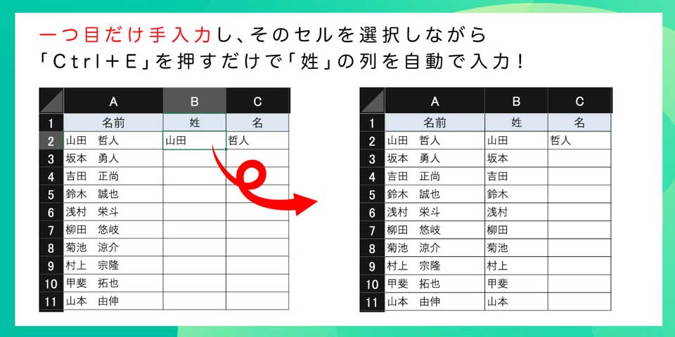 「早く知りたかった」「便利すぎて泣く」　Excelの“自動入力ショートカットキー”が話題に