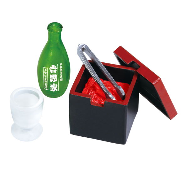 吉野家 ケンエレファント ミニチュア カプセルトイ 牛丼 定食