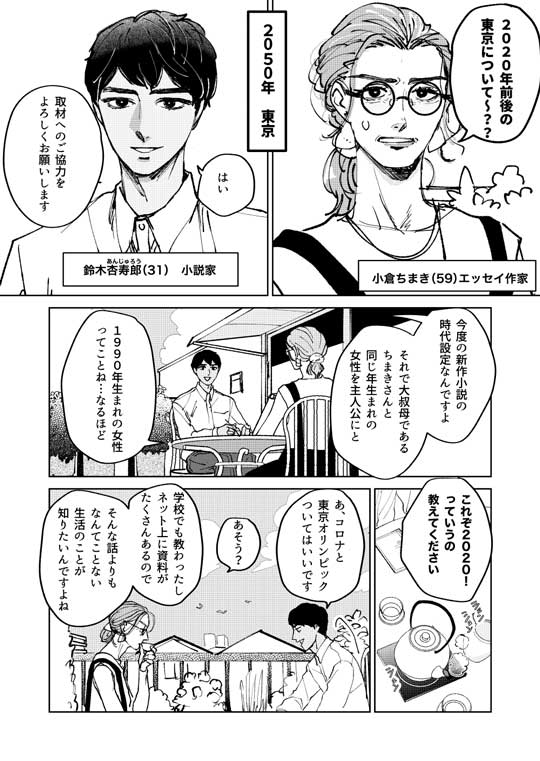 2050年 2020年 振り返り 漫画 町田粥
