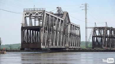 鉄道 海外 YouTube アメリカ 鉄橋 可動橋