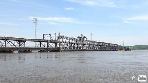 鉄道 海外 YouTube アメリカ 鉄橋 可動橋