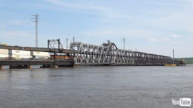 鉄道 海外 YouTube アメリカ 鉄橋 可動橋
