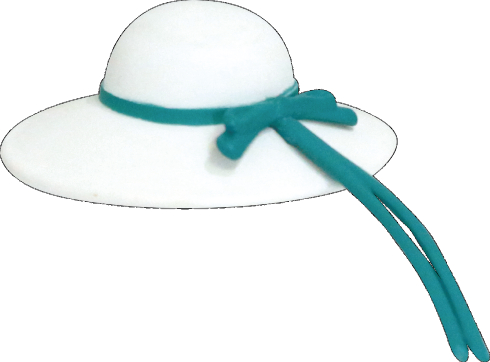 高級婦人帽子ミニチュア