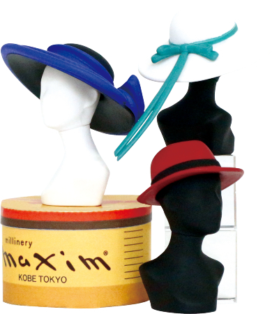 高級婦人帽子ミニチュア