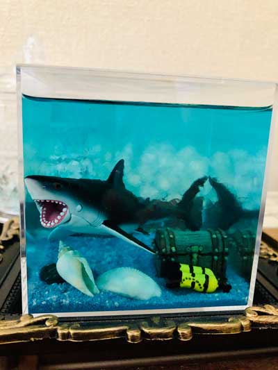 消臭ビーズ ジオラマ 水中 海