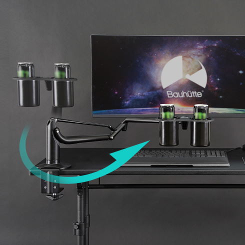 ゲーミングごくごく ビーズ Bauhutte ハンズフリー 水分補給 ハイドロアーム BMA-120HY