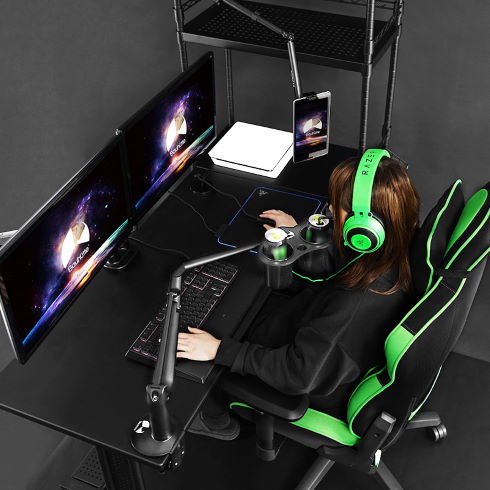 ゲーミングごくごく ビーズ Bauhutte ハンズフリー 水分補給 ハイドロアーム BMA-120HY