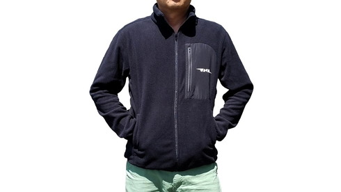 国鉄ロゴ入りフリースジャケット