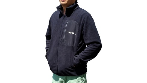 国鉄ロゴ入りフリースジャケット