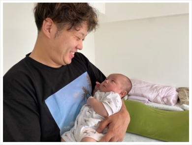 エハラマサヒロ 江原千鶴 妻 杜羽 第5子 とわ 入院 高熱 乳児 ブログ