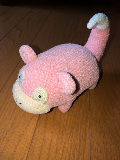 ヤドンのあみぐるみ