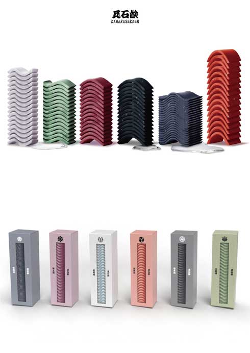 瓦石鹸 瓦割り 石鹸 ビジュアル ポスター