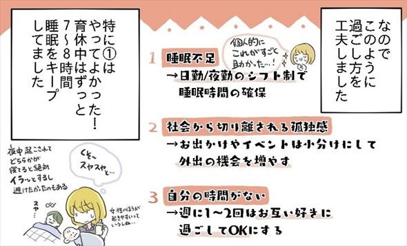 夫が育休を取った漫画