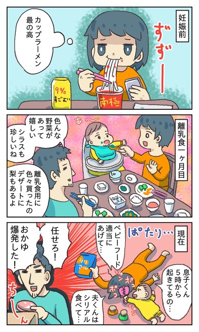 育児ビフォーアフター