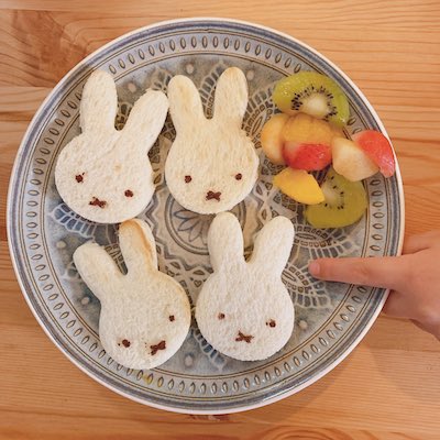 かわいいミッフィのパン