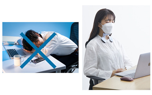 よだれを垂らさずクールに昼寝　座ったまま眠れる“アゴ枕”が登場