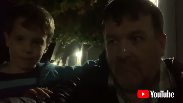 おじいちゃんにサプライズ