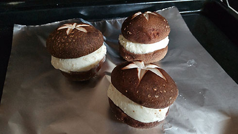 おいしそうな椎茸マリトッツォ3