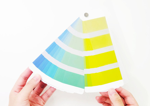 色見本帳風シール iromekuri（イロメクリ）