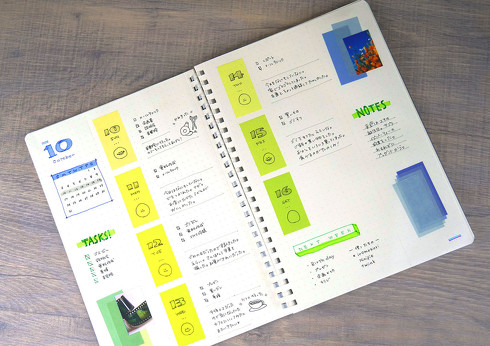 色見本帳風シール iromekuri（イロメクリ）