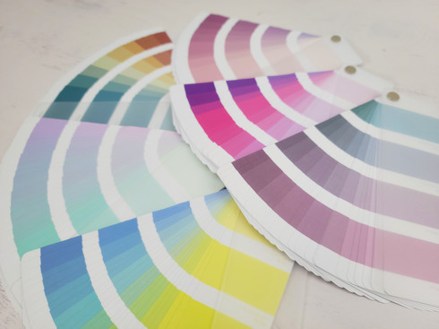 色見本帳風シール iromekuri（イロメクリ）